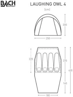 Bach Laughing Owl Willow Bough Green -Extérieures Tentes Magasin bach laughing owl willow bough green 1
