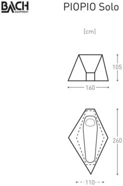 Bach Piopio Solo Russet Orange -Extérieures Tentes Magasin bach piopio solo russet orange 1