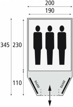 Bardani Cortina 200 RSTC -Extérieures Tentes Magasin bardani cortina 200 rstc 1