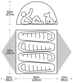 Big Agnes Blacktail 4 Green -Extérieures Tentes Magasin big agnes blacktail 4 green 1