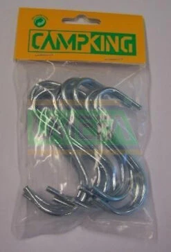 Campking S Crochet De Suspension Gegalvaniseerd Acier 10 Pièces