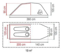Coleman Cortes 2 Blue -Extérieures Tentes Magasin coleman cortes 2 blue 5