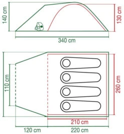 Coleman Kobuk Valley 4 Plus -Extérieures Tentes Magasin coleman kobuk valley 4 plus 1