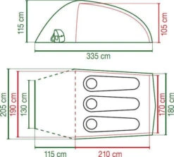Coleman Maluti 3 BlackOut -Extérieures Tentes Magasin coleman maluti 3 blackout 1