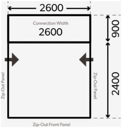 Dometic Club AIR Pro 260 DA -Extérieures Tentes Magasin dometic club air pro 260 da 1