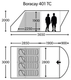Dometic Boracay FTC 401 TC Package Deal -Extérieures Tentes Magasin dometic ftc boracay 401 tc package deal 1