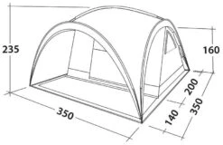 Easy Camp Camp Shelter Granite Grey -Extérieures Tentes Magasin easy camp camp shelter granite grey 1