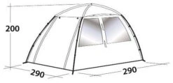 Easy Camp Daytent Granite Grey -Extérieures Tentes Magasin easy camp daytent granite grey 1