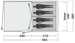 Easy Camp Galaxy 400 Green -Extérieures Tentes Magasin easy camp galaxy 400 green 2