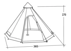 Easy Camp Moonlight Tipi Moonlight Grey -Extérieures Tentes Magasin easy camp moonlight tipi moonlight grey 16