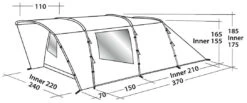 Easy Camp Palmdale 400 2022 Blue -Extérieures Tentes Magasin easy camp palmdale 400 blue 1