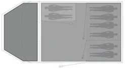 Easy Camp Palmdale 800 Lux Footprint Black