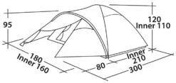 Easy Camp Quasar 300 Green -Extérieures Tentes Magasin easy camp quasar 300 green 1