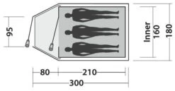 Easy Camp Quasar 300 Green -Extérieures Tentes Magasin easy camp quasar 300 green 2