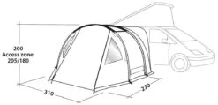 Easy Camp Shamrock Tente De Bus Granite Grey -Extérieures Tentes Magasin easy camp shamrock bustent granite grey 1