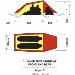 Hilleberg Anjan 2 -Extérieures Tentes Magasin hilleberg anjan 2 sand sand 1
