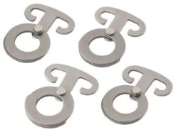 Outwell Accessory Hooks 4 Pcs Silver Grey