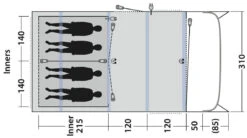 Outwell Avondale 4PA Green -Extérieures Tentes Magasin outwell avondale 4pa green 2 2
