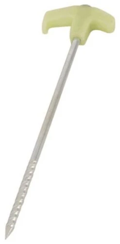 Outwell Glowing, Pointed Steel Peg -Extérieures Tentes Magasin outwell glowing pointed steel peg silver 1
