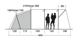Outwell Greenwood 6 2022 Dark Leaf -Extérieures Tentes Magasin outwell greenwood 6 dark leaf 2