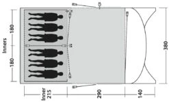 Outwell Greenwood 6 Package Deal 2022 Dark Leaf -Extérieures Tentes Magasin outwell greenwood 6 package deal dark leaf 1 1