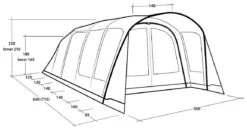 Outwell Hayward Lake 5ATC Navy Night -Extérieures Tentes Magasin outwell hayward lake 5atc navy night 1 3