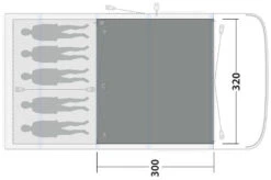 Outwell Hayward Lake 5ATC Flat Woven Carpet Black-Grey -Extérieures Tentes Magasin outwell hayward lake 5atc rock lake 5 atc flat woven carpet grey 1 1