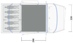 Outwell Jacksondale 5PA Woven Carpet Black-Grey -Extérieures Tentes Magasin outwell jacksondale 5pa woven carpet grey 2