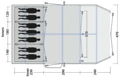 Outwell Knoxville 7SA Navy Night -Extérieures Tentes Magasin outwell knoxville 7sa navy night 1