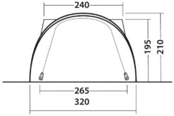 Outwell Lakecrest Green -Extérieures Tentes Magasin outwell lakecrest green 3 1