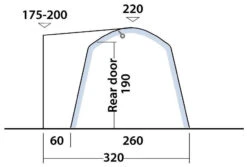 Outwell Milestone Dash Air -Extérieures Tentes Magasin outwell milestone dash air 4