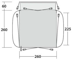Outwell Milestone Lux Black-Grey -Extérieures Tentes Magasin outwell milestone lux black grey 2 1