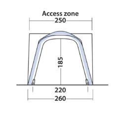Outwell Milestone Shade Air -Extérieures Tentes Magasin outwell milestone shade air 1