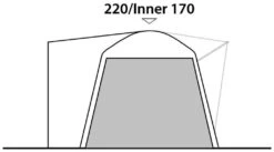 Outwell Milestone / Starville Inner Charcoal -Extérieures Tentes Magasin outwell milestone starville inner charcoal 5