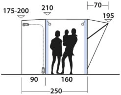 Outwell Newburg 160 Air Package Deal Black-Grey -Extérieures Tentes Magasin outwell newburg 160 air package deal grey 3