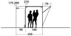 Outwell Newburg 160 2022 Grey -Extérieures Tentes Magasin outwell newburg 160 grey 4