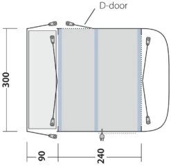 Outwell Newburg 240 Air Tall Black-Grey -Extérieures Tentes Magasin outwell newburg 240 air tall grey 0
