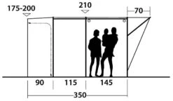 Outwell Newburg 260 2022 Grey -Extérieures Tentes Magasin outwell newburg 260 4