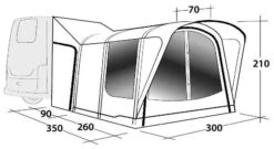 Outwell Newburg 260 Air Xtra Tall -Extérieures Tentes Magasin outwell newburg 260 air xtra tall 4