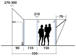Outwell Newburg 260 Air Xtra Tall -Extérieures Tentes Magasin outwell newburg 260 air xtra tall 6