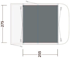 Outwell Newburg 260 Flat Woven Carpet -Extérieures Tentes Magasin outwell newburg 260 flat woven carpet grey 2