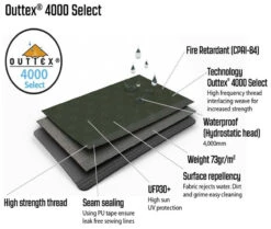 Outwell Parkdale 4PA Green -Extérieures Tentes Magasin outwell parkdale 4pa green 5 1