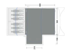 Outwell Pinedale 6PA Flat Woven Carpet Grey -Extérieures Tentes Magasin outwell pinedale 6pa flat woven carpet grey 2 1