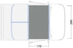 Outwell Springville 4SA Woven Carpet -Extérieures Tentes Magasin outwell springville 4sa woven carpet grey 2