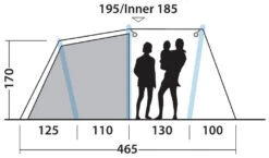 Outwell Starhill 4A Blue -Extérieures Tentes Magasin outwell starhill 4a blue 3 1