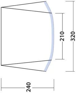 Outwell Touring Canopy Air Grey -Extérieures Tentes Magasin outwell touring canopy air grey 1