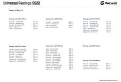 Outwell Universal Auvent Size 6 Black-Grey -Extérieures Tentes Magasin outwell universal luifel size 6 grey 11