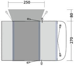 Outwell Wolfburg 380 Air Black-Grey -Extérieures Tentes Magasin outwell wolfburg 380 air grey 1