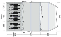 Outwell Wood Lake 7ATC Navy Night -Extérieures Tentes Magasin outwell wood lake 7atc navy night 2 1
