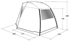 Outwell Woodcrest 2022 Demo Green -Extérieures Tentes Magasin outwell woodcrest demo green 4